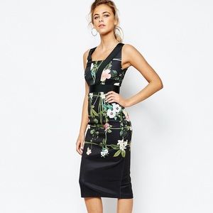 SALE!!Ted Baker Women's Green Secret Trellis Dress